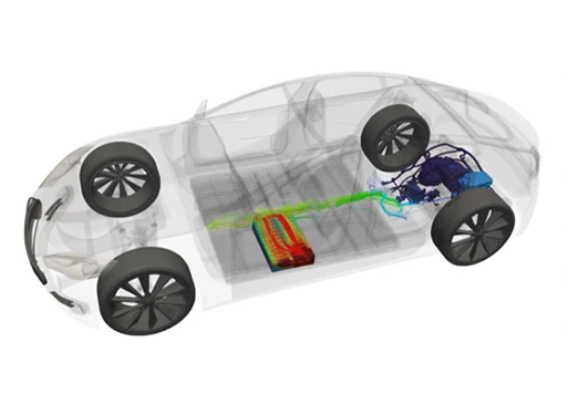 Transparent vehicle with thermal mapping.